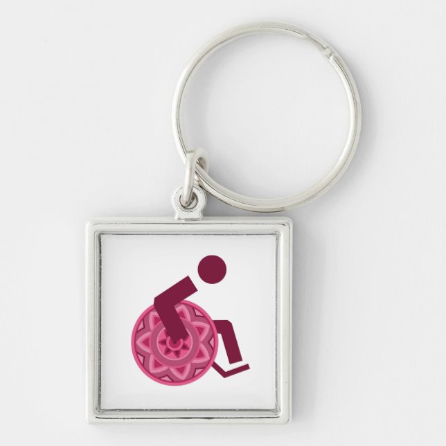 PORTE-CLÉS PORTE - CLÉ POUR LA COMMUNAUTÉ HANDICAPÉE (Devant)