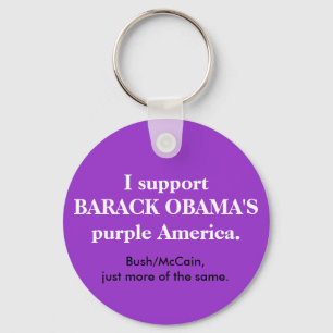 Porte-clés Porte - clé pourpre de l'Amérique de Barack Obam