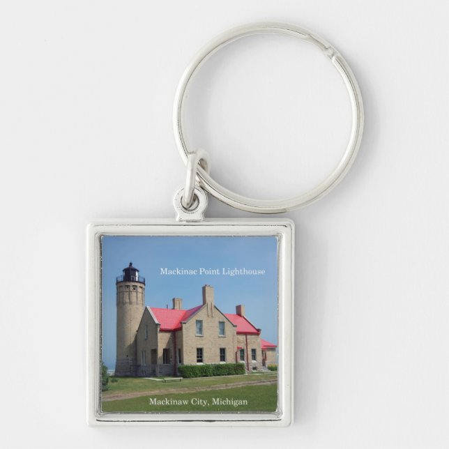 Porte-clés Porte - clé premium Mackinac Point Lighthouse (Devant)