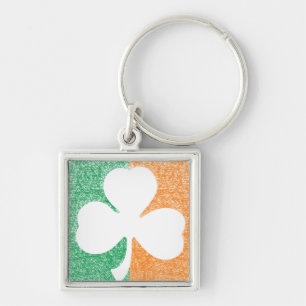 Porte-clés Porte - clé premium Shamrock irlandais