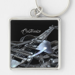 Porte-clés Porte - clé Premium Silver Grey Electric
