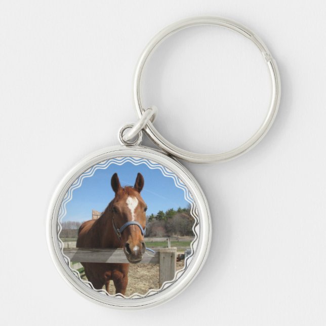 Porte-clés Porte - clé quart doux de cheval (Devant)