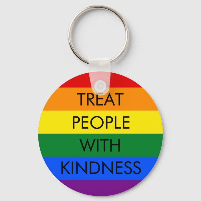 Porte-clés Porte - clé Rainbow Kindness (Recto)