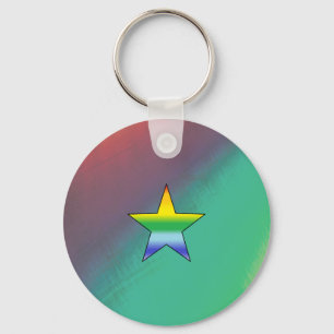 Porte-clés Porte - clé Rainbow Star