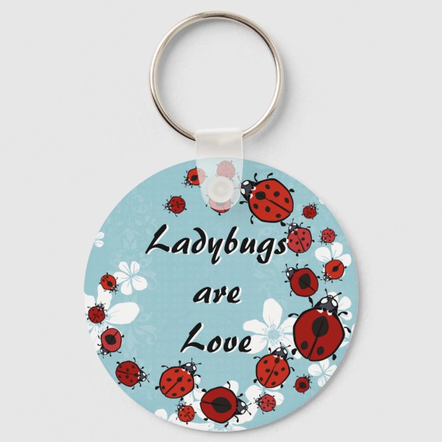 Porte-clés Porte - clé Red Ladybug (Recto)