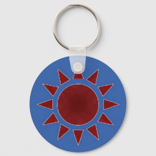 Porte-clés Porte - clé Red Sun