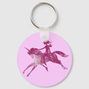 Porte-clés Porte - clé rêveur de cavalier de licorne