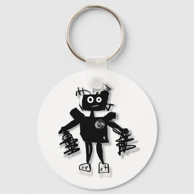 Porte-clés Porte - clé robotique (Verso)