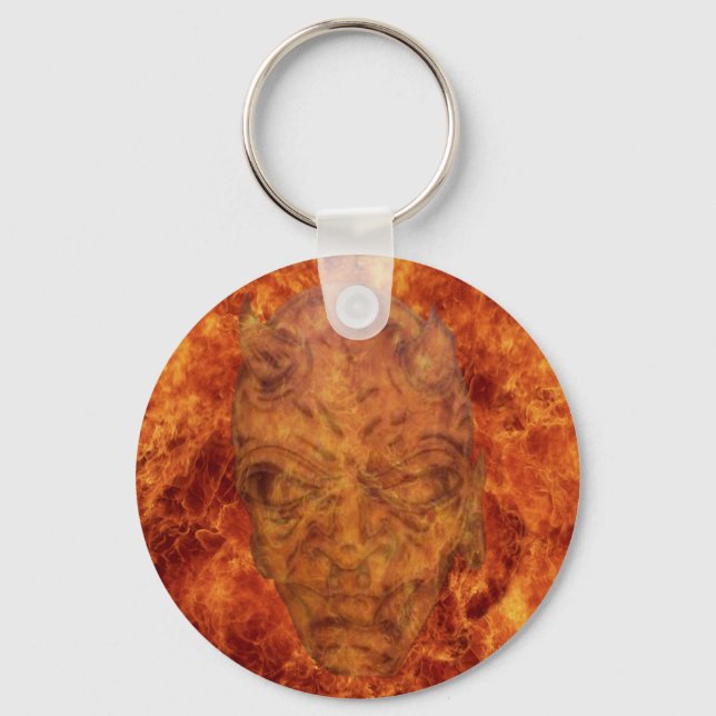 Porte-clés Porte - clé rond Demon (Recto)