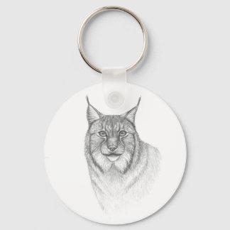 Porte-clés Porte - clé rond Lynx