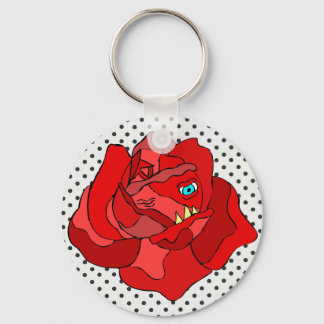PORTE-CLÉS PORTE - CLÉ ROSE