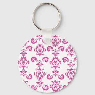 Porte-clés Porte - clé rose baroque