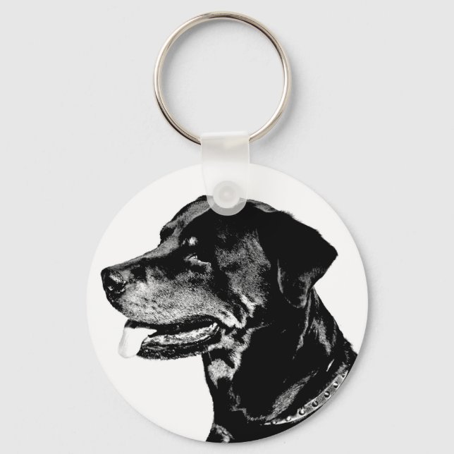 Porte-clés Porte - clé Rottweiler (Recto)
