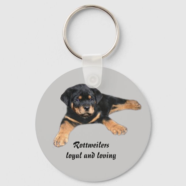 Porte-clés Porte - clé Rottweiler (Recto)