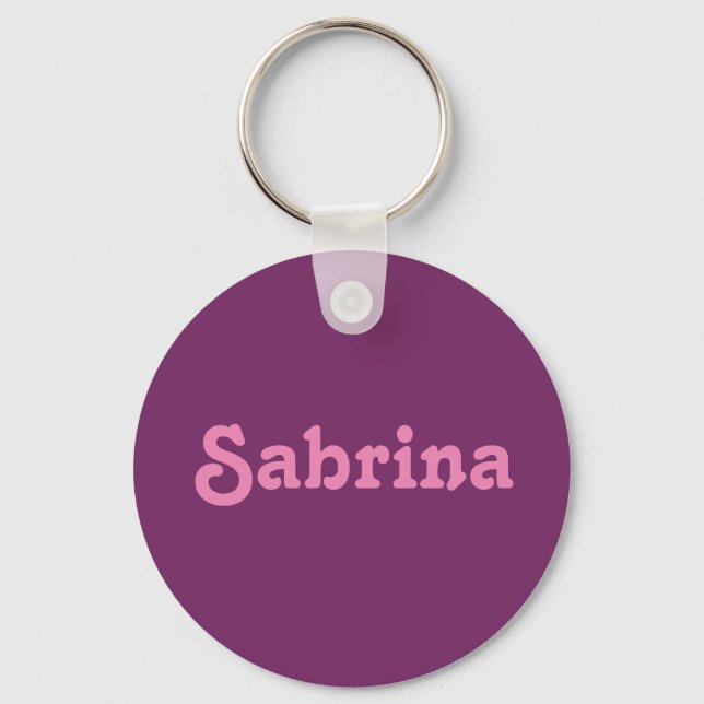 Porte-clés Porte - clé Sabrina (Recto)