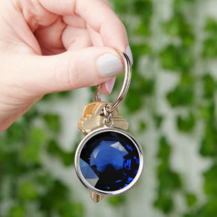 Porte-clés Porte - clé Sapphire rond