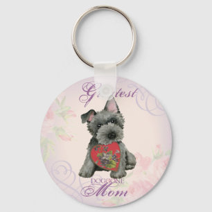 Porte-clés Porte - clé Scottish Terrier Heart