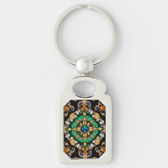 Porte-clés Porte - clé spécial aux couleurs brésiliennes (Devant)