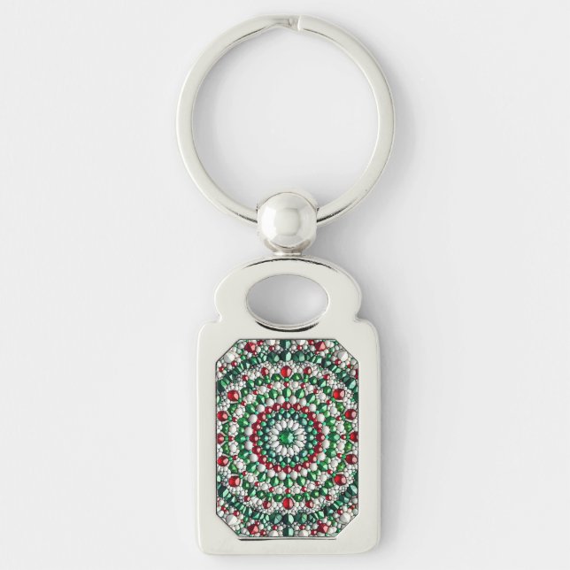 Porte-clés Porte - clé spécial aux couleurs italiennes (Devant)