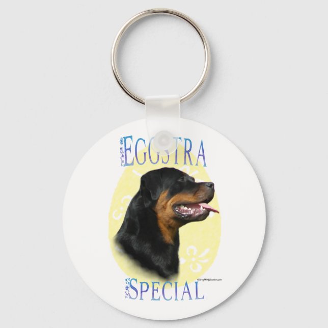 Porte-clés Porte - clé spécial Rottweiler Eggstra (Recto)