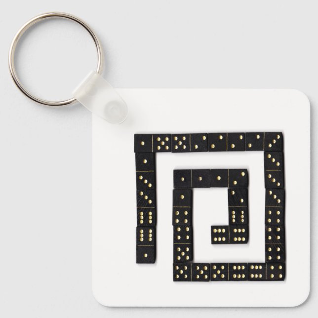 Porte-clés Porte - clé Spiral Domino (Recto)