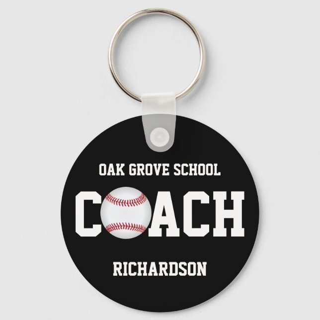 Porte-clés Porte - clé Sport Coach Baseball (Recto)