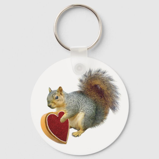 Porte-clés Porte - clé Squirrel Valentine (Recto)