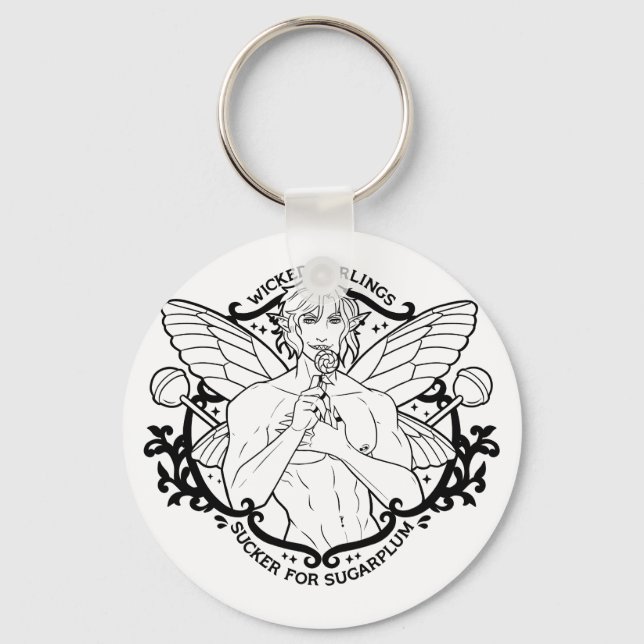 Porte-clés porte - clé "Sucker pour Sugarplum" (Recto)