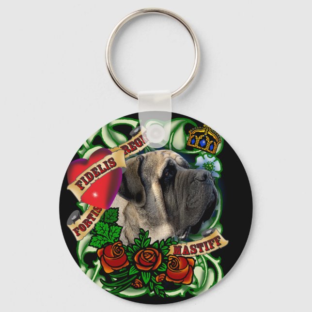Porte-clés Porte - clé Tattoo Mastiff (Recto)