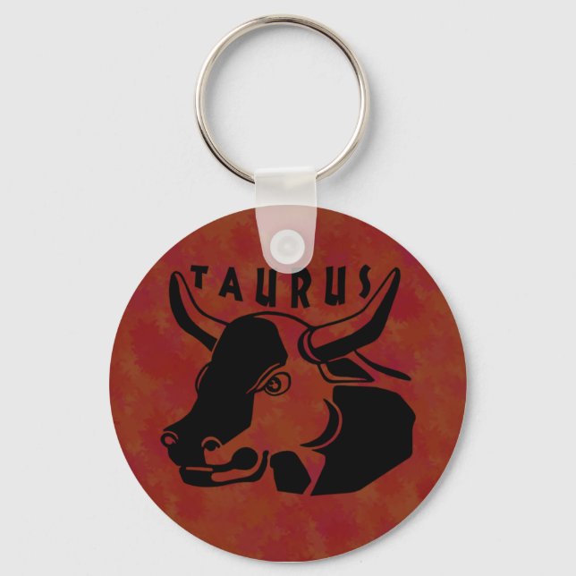 Porte-clés Porte - clé Taurus noir et blanc (Recto)