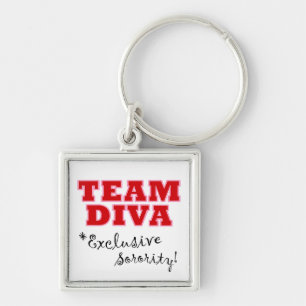 Porte-clés porte - clé "Team Diva"