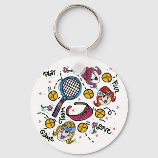 Porte-clés Porte - clé -Tennis Girls