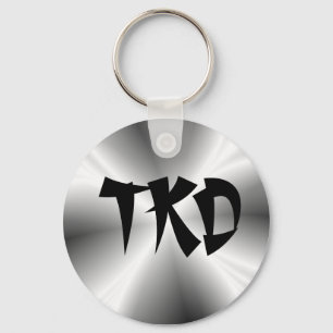 Porte-clés Porte - clé TKD en argent Faux