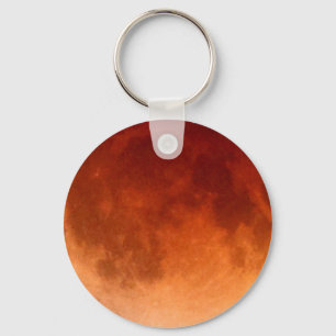 Porte-clés Porte - clé total de lune de sang d'éclipse