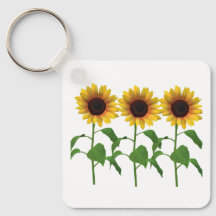Porte - clé tournesol