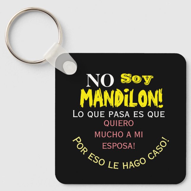 Porte-clés porte - clé trivet mandilon (Recto)