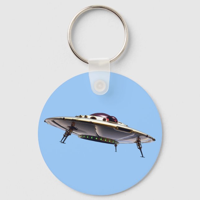 Porte-clés Porte - clé UFO métallique (Recto)