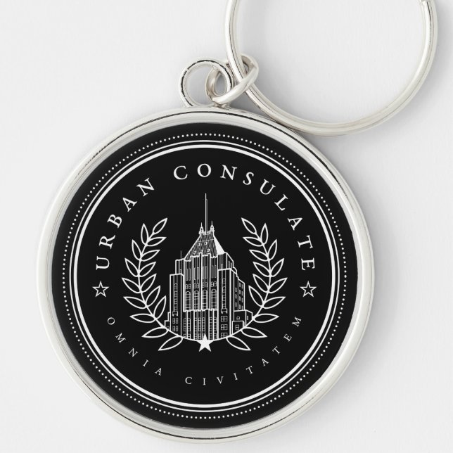 Porte-clés Porte - clé urbain de consulat (Devant)