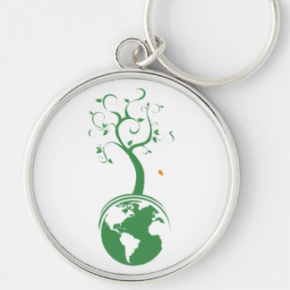 Porte-clés Porte - clé vert de planète