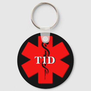 Porte-clés Porte - clé vigilant Médicale de diabète de type