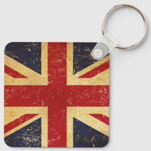 Porte-clés Porte - clé Vintage du pavillon Union Jack britann