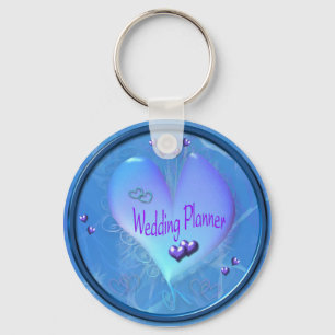 Porte-clés Porte - clé Wedding planner bleu doux