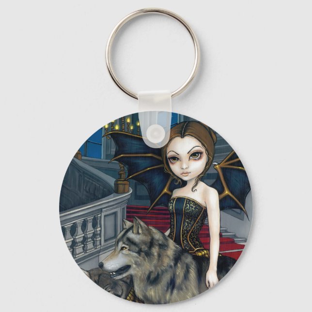 Porte-clés porte - clé "Wolf Manor" (Recto)