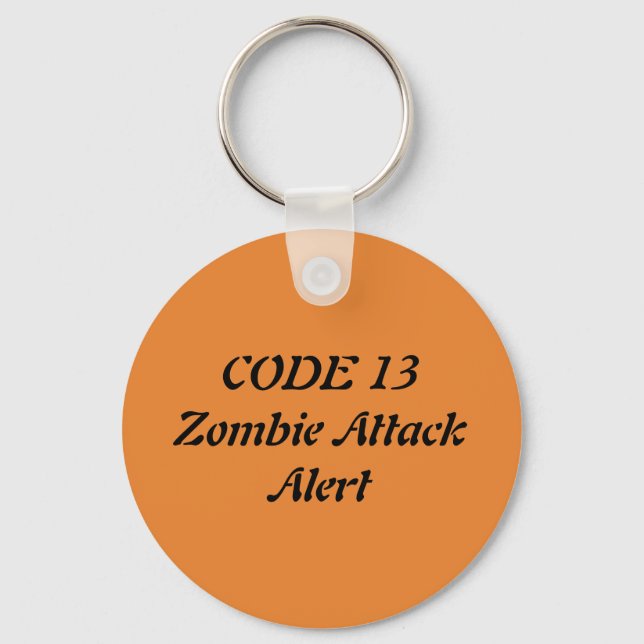 Porte-clés Porte - clé Zombie (Recto)