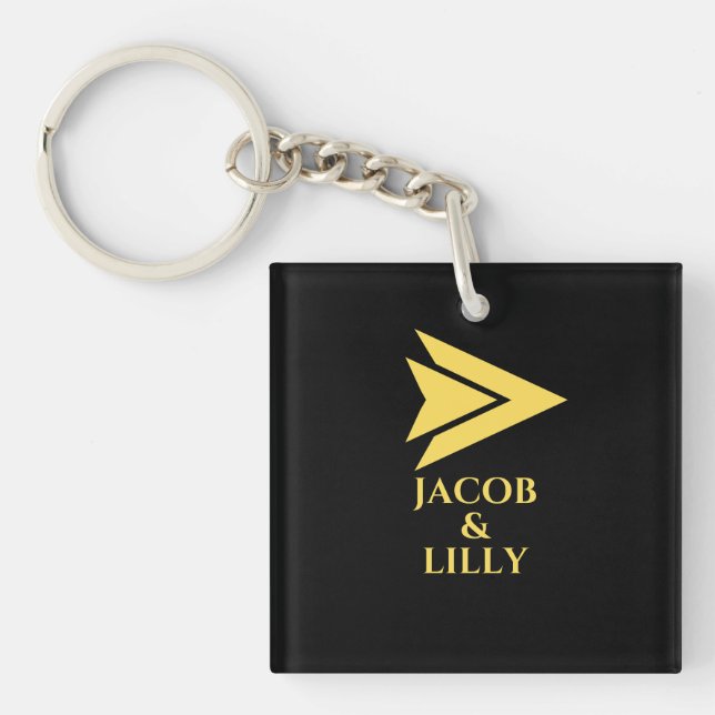 Porte-clés Porte - clés acryliques personnalisés - Personnali (Devant)