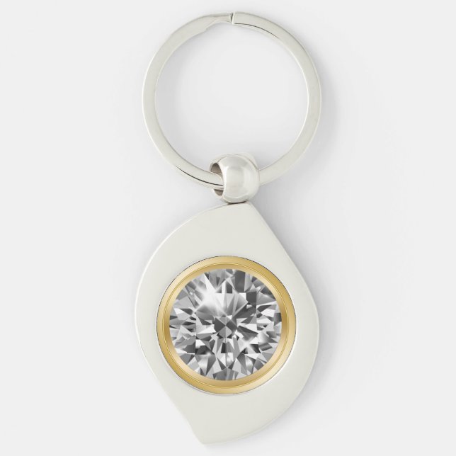 Porte-clés Porte - clés de Bling de diamant (Devant)