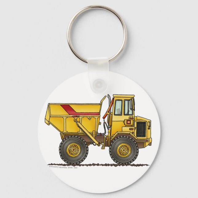Porte-clés Porte - clés de la construction de camions lourds (Recto)