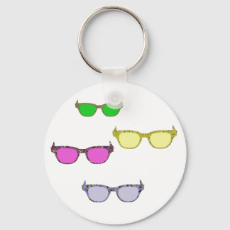 Porte-clés Porte - clés de lunettes colorées