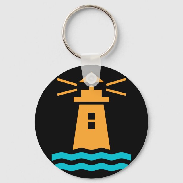 Porte-clés Porte - clés de phare nautique (Recto)