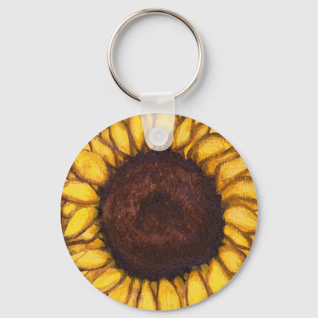 Porte-clés Porte - clés de tournesol Dons joyeux de fleurs ja (Recto)